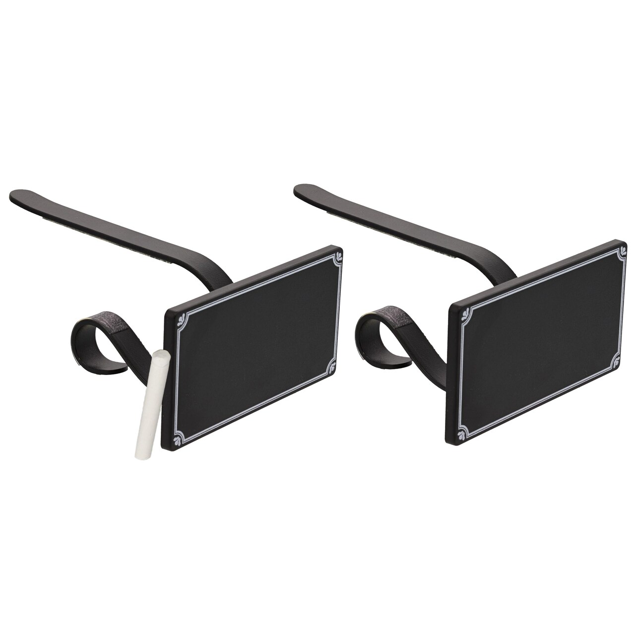 Haute Decor The Original MantleClip� Stocking Holder with Chalkboard Icons 2-Pack